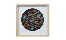 กรอบรูปใส่ผ้าปัก กรอบรูปงานแฮนเมดให้เป็นของขวัญ